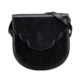 Leather Monogram Crossbody